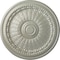 Ekena Millwork Brunswick Ceiling Medallion (Fits Canopies up to 4 1/2"), Hand-Painted Flash Copper, 27"OD x 2 1/2"P CM27BRFCS - alternate 1